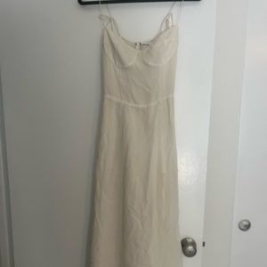 Reformation kourtney dress ivory. Size 6